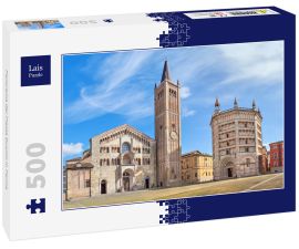 Lais Puzzle - Panorama der Piazza Duomo in Parma - 500 Teile