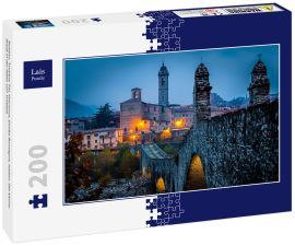 Lais Puzzle - Bobbio, Trebbia-Tal, Piacenza, Emilia Romagna, Italien. Die kleine Stadt in der Nähe von Trebbia - 200 Teile
