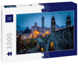 Lais Puzzle - Bobbio, Trebbia-Tal, Piacenza, Emilia Romagna, Italien. Die kleine Stadt in der Nähe von Trebbia - 1.000 Teile