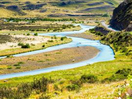Lais Puzzle - Ansicht der Flusslandschaft, Patagonien, Chile, Südamerika. - 500 & 1.000 Teile