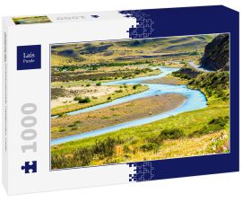 Lais Puzzle - Ansicht der Flusslandschaft, Patagonien, Chile, Südamerika. - 1.000 Teile
