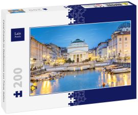 Lais Puzzle - Canal Grande im Stadtzentrum von Triest, Italien - 200 Teile