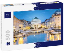 Lais Puzzle - Canal Grande im Stadtzentrum von Triest, Italien - 500 Teile