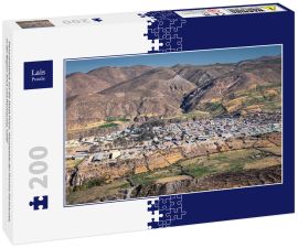 Lais Puzzle - Panoramablick auf die Stadt Putre, Hauptstadt der Provinz Parinacota, in der Region Arica und Parinacota, Chile - 200 Teile