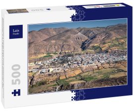 Lais Puzzle - Panoramablick auf die Stadt Putre, Hauptstadt der Provinz Parinacota, in der Region Arica und Parinacota, Chile - 500 Teile