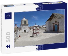 Lais Puzzle - Kirche von Parinacota, winziges Dorf der chilenischen Anden - 500 Teile