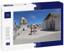 Lais Puzzle - Kirche von Parinacota, winziges Dorf der chilenischen Anden - 1.000 Teile