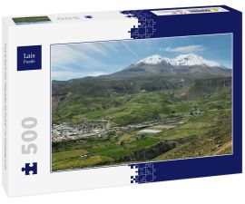Lais Puzzle - Putre Dorf mit "Nevado de Putre" im Hintergrund - 500 Teile