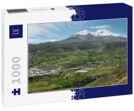 Lais Puzzle - Putre Dorf mit "Nevado de Putre" im Hintergrund - 1.000 Teile