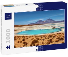 Lais Puzzle - Wunderschöne Landschaft der heißen Quellen Polloquere, in Salt Surire, Isluga Volcano National Park, mehr als 4000 Meter entfernt, Chile - 1.000 Teile