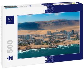 Lais Puzzle - Luftaufnahme von Iquique, einem nördlichen Hafen in der Atacama-Wüste in Chile - 500 Teile