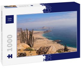Lais Puzzle - Küste des Pan de Azucar Nationalparks in Chile. Atacama Wüstenküste und Kaktus - 1.000 Teile