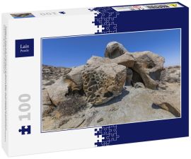 Lais Puzzle - Zoologico de Piedra, große Felsbrocken in der Atacama-Wüste, eine beeindruckende Landschaft mit erstaunlichen Felsformationen, die seltene Tierformen schaffen, schöne natürliche Texturen in einer natürlichen, trockenen Umgebung auf einer...