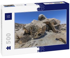 Lais Puzzle - Zoologico de Piedra, große Felsbrocken in der Atacama-Wüste, eine beeindruckende Landschaft mit erstaunlichen Felsformationen, die seltene Tierformen schaffen, schöne natürliche Texturen in einer natürlichen, trockenen Umgebung auf einer...