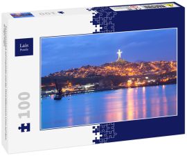 Lais Puzzle - Panoramablick auf Coquimbo und das Third Millennium Cross auf dem El Vigia Hügel. - 100 Teile