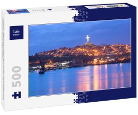 Lais Puzzle - Panoramablick auf Coquimbo und das Third Millennium Cross auf dem El Vigia Hügel. - 500 Teile