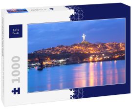 Lais Puzzle - Panoramablick auf Coquimbo und das Third Millennium Cross auf dem El Vigia Hügel. - 1.000 Teile