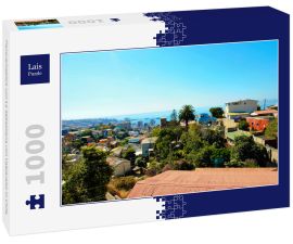 Lais Puzzle - Panoramablick von La Sebastiana von Valparaiso in Chile - 1.000 Teile