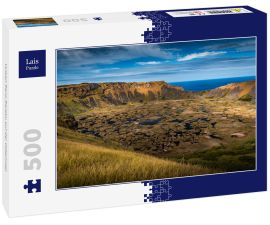 Lais Puzzle - Vulkan Rano Raraku auf der Osterinsel - 500 Teile