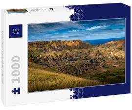 Lais Puzzle - Vulkan Rano Raraku auf der Osterinsel - 1.000 Teile