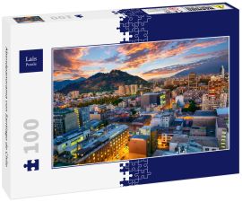 Lais Puzzle - Abendpanorama von Santiago de Chile - 100 Teile