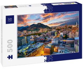 Lais Puzzle - Abendpanorama von Santiago de Chile - 500 Teile