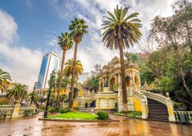 Lais Puzzle - Cerro Santa Lucia in der Innenstadt von Santiago, Chile. - 100 Teile