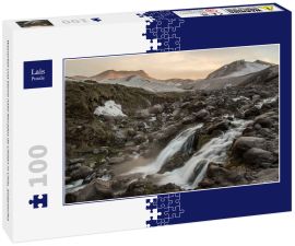 Lais Puzzle - Wasserfall und Steine nahe Nevados de Chillan in Chile, Südamerika - 100 Teile