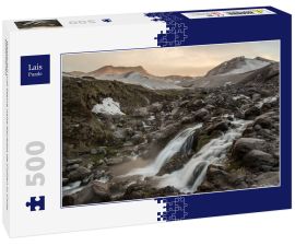 Lais Puzzle - Wasserfall und Steine nahe Nevados de Chillan in Chile, Südamerika - 500 Teile