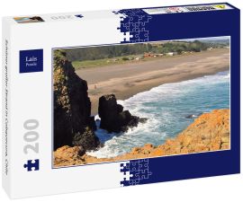 Lais Puzzle - Schöner großer Strand in Cobquecura, Chile - 200 Teile