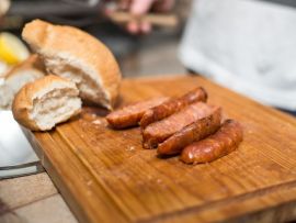 Lais Puzzle - Chilenische Longaniza De Chillan. Es ist eine typische chilenische Wurst, die auf dem Grill oder "Asado" gekocht wird - 500 & 1.000 Teile