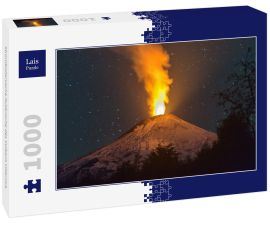 Lais Puzzle - Strombolianische Ausbrüche des Vulkans Villarrica - 1.000 Teile