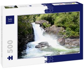 Lais Puzzle - Wasserfall im Alerce Andino Nationalpark, Chile - 500 Teile