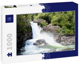 Lais Puzzle - Wasserfall im Alerce Andino Nationalpark, Chile - 1.000 Teile