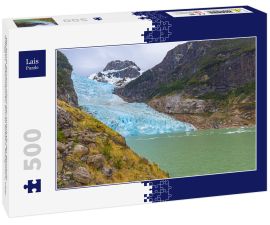 Lais Puzzle - Der bunte Serrano-Gletscher innerhalb des Bernardo O'Higgins-Nationalparks, Puerto Natales, Patagonien, Chile - 500 Teile
