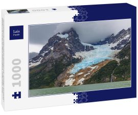 Lais Puzzle - Der Balmaceda-Gipfel und der Gletscher am Last Hope Sound oder Fjord im Bernardo O'Higgins-Nationalpark in der Nähe von Puerto Natales und Torres del Paine-Nationalpark, Patagonien, Chile - 1.000 Teile