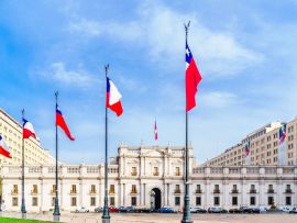 Lais Puzzle - Blick auf den Palacio de La Moneda Royal Mint von Chile - 500 & 1.000 Teile