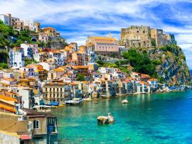 Lais Puzzle - schöne Strände und Städte von Kalabrien - Scilla. Italienische Sommerferien. - 500 & 1.000 Teile