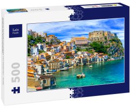 Lais Puzzle - schöne Strände und Städte von Kalabrien - Scilla. Italienische Sommerferien. - 500 Teile
