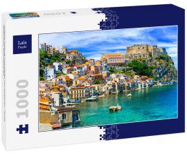 Lais Puzzle - schöne Strände und Städte von Kalabrien - Scilla. Italienische Sommerferien. - 1.000 Teile