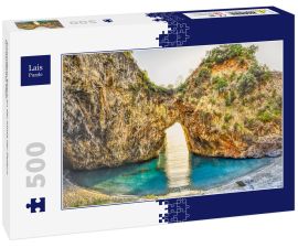 Lais Puzzle - Arcomagno Beach an der Küste der Zedern, Tyrrhenisches Meer - 500 Teile