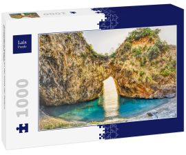 Lais Puzzle - Arcomagno Beach an der Küste der Zedern, Tyrrhenisches Meer - 1.000 Teile