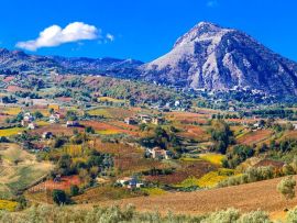 Lais Puzzle - Bunter Teppich der Weinberge in den Herbstfarben. Benevento, Italien - 500 & 1.000 Teile
