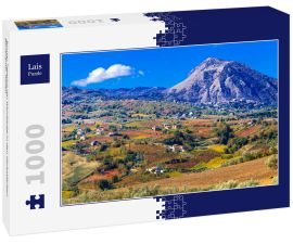 Lais Puzzle - Bunter Teppich der Weinberge in den Herbstfarben. Benevento, Italien - 1.000 Teile