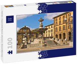 Lais Puzzle - Viterbo - Piazza della Rocca - Brunnen - Rocca Albornoz - 100 Teile