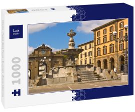 Lais Puzzle - Viterbo - Piazza della Rocca - Brunnen - Rocca Albornoz - 1.000 Teile