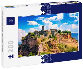 Lais Puzzle - Civita di Bagnoregio, Viterbo, Latium, Italien, Ansicht der mittelalterlichen Stadt - 200 Teile