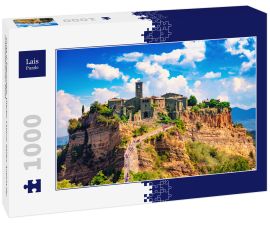 Lais Puzzle - Civita di Bagnoregio, Viterbo, Latium, Italien, Ansicht der mittelalterlichen Stadt - 1.000 Teile