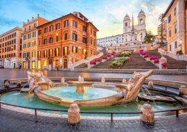 Lais Puzzle - Piazza di Spagna in Rom, Italien. Spanische Schritte am Morgen. Rom Architektur und Wahrzeichen - 100, 200, 500 & 1.000 Teile