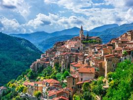 Lais Puzzle - Ansicht von Apricale in der Provinz von Imperia, Ligurien, Italien - 500 & 1.000 Teile